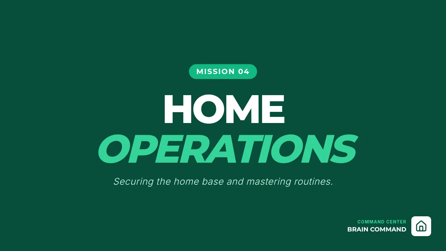 Home Operations Mission Slides
