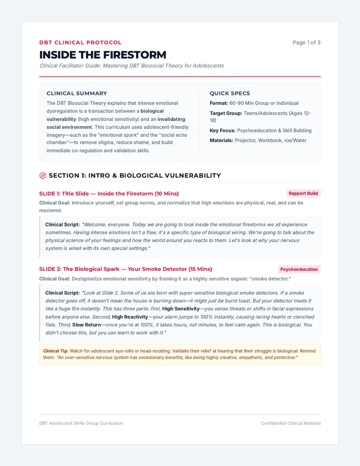 Firestorm Facilitator Guide
