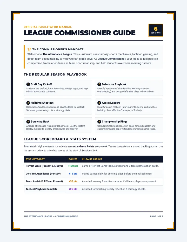 League Commissioner Guide