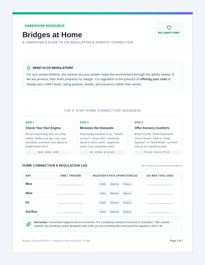 Bridges at Home Caregiver Handout