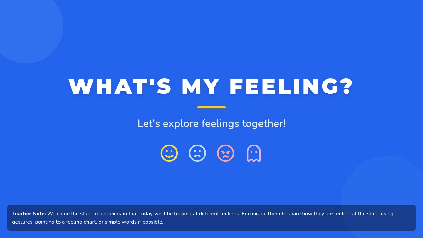 Feeling Faces Slide Deck