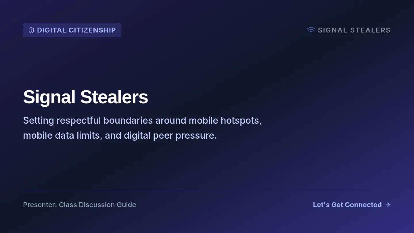 Signal Stealers Slides