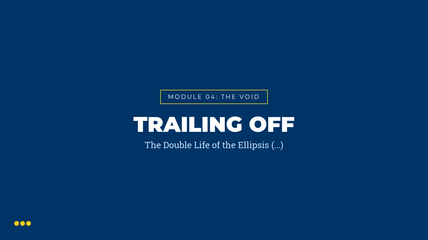 Trailing Off Slides