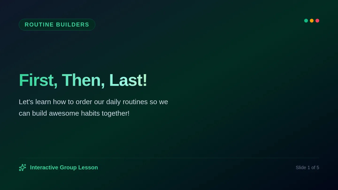 Routine Builders Slides