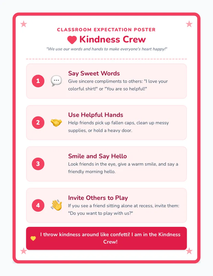 Kindness Crew Printables