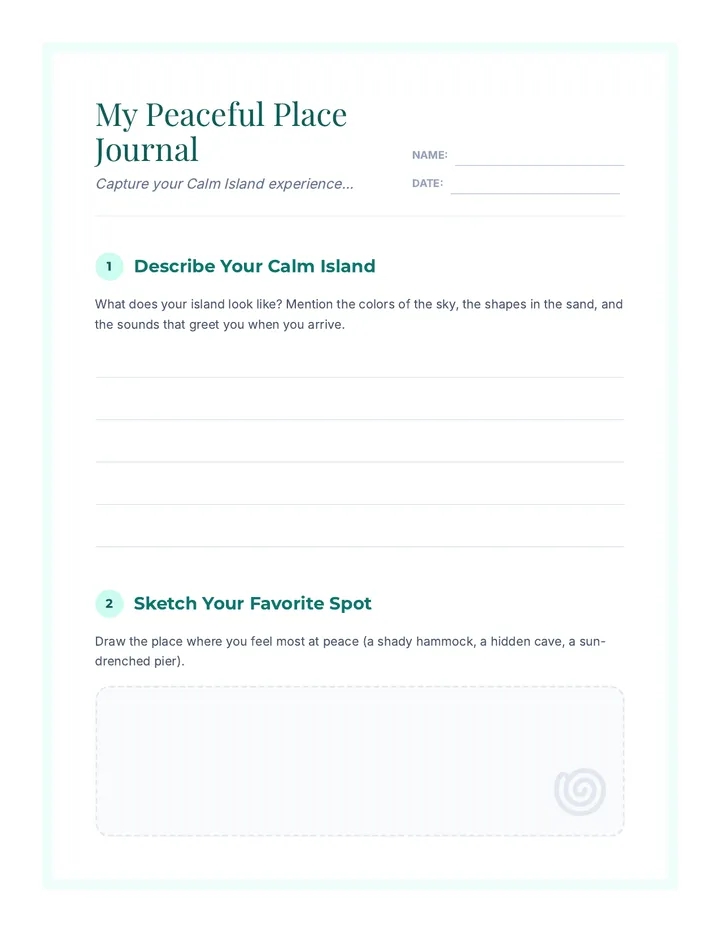 Peaceful Place Journal