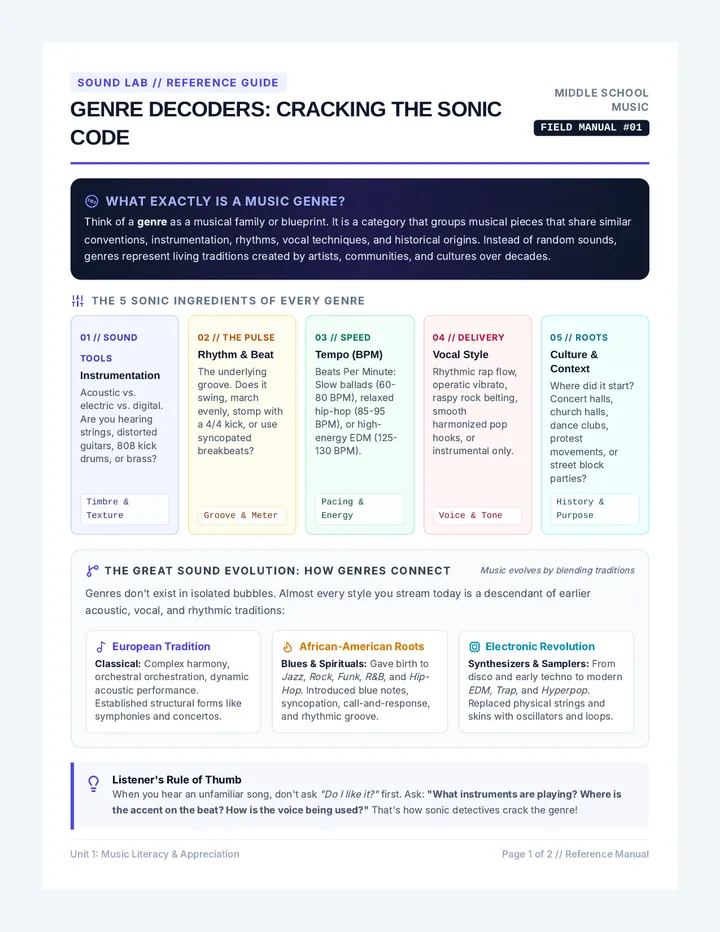 Genre Decoders Student Guide