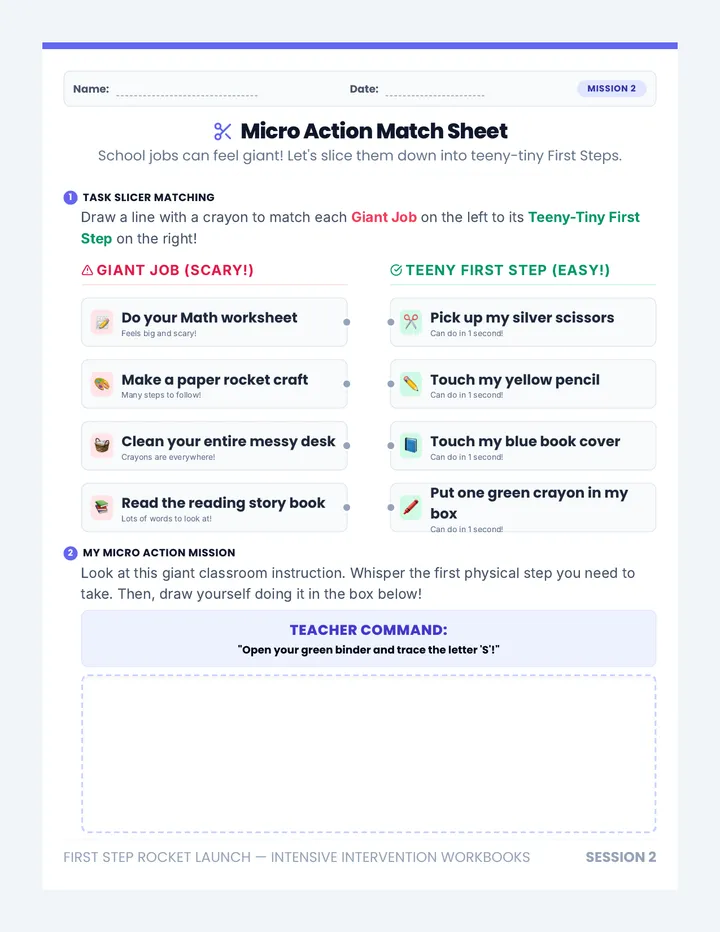 Micro Actions Worksheet
