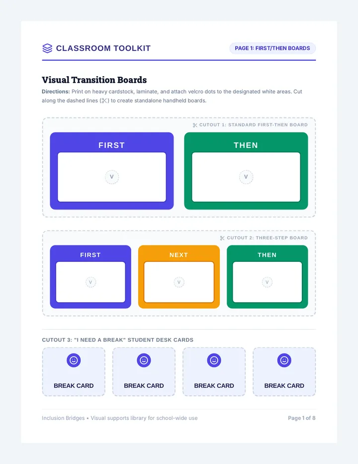 Inclusion Bridges Resource Pack