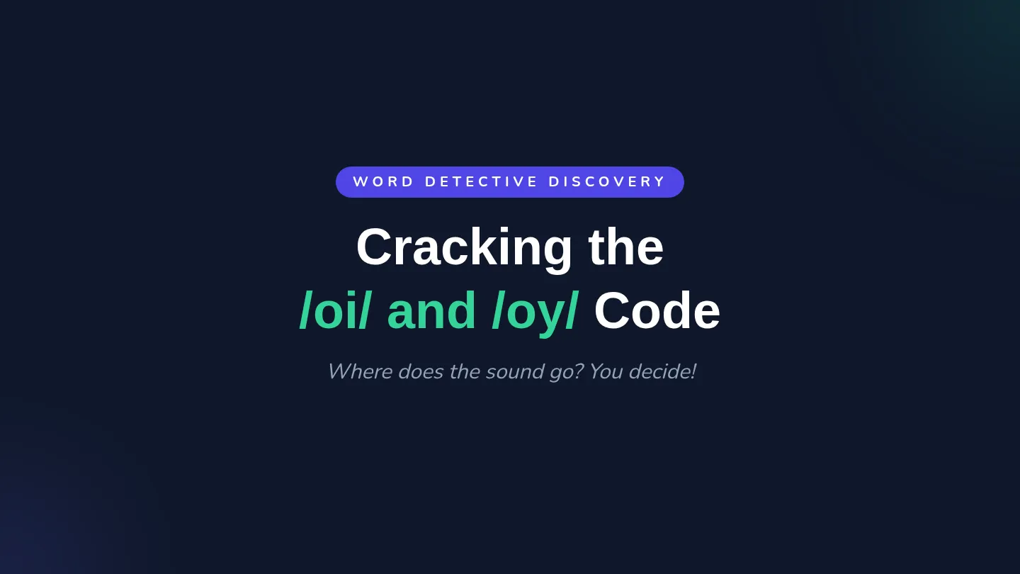 Word Detective Slides