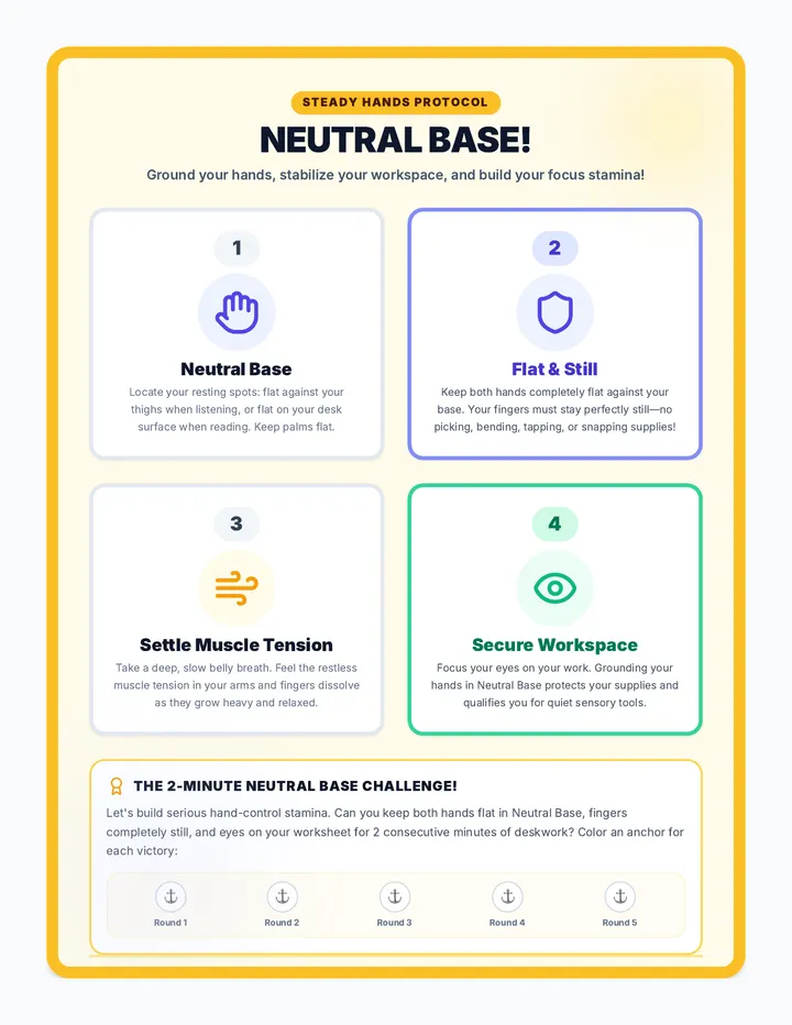 Anchor Stance Poster