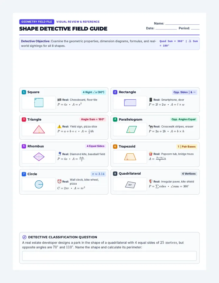 Shape Masters Field Guide