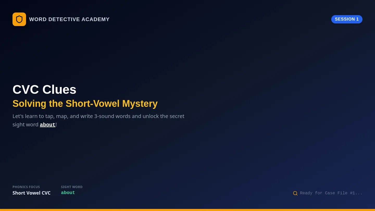 CVC Clues Slides