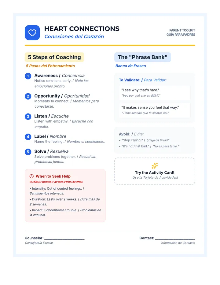 Emotion Coaching Handout