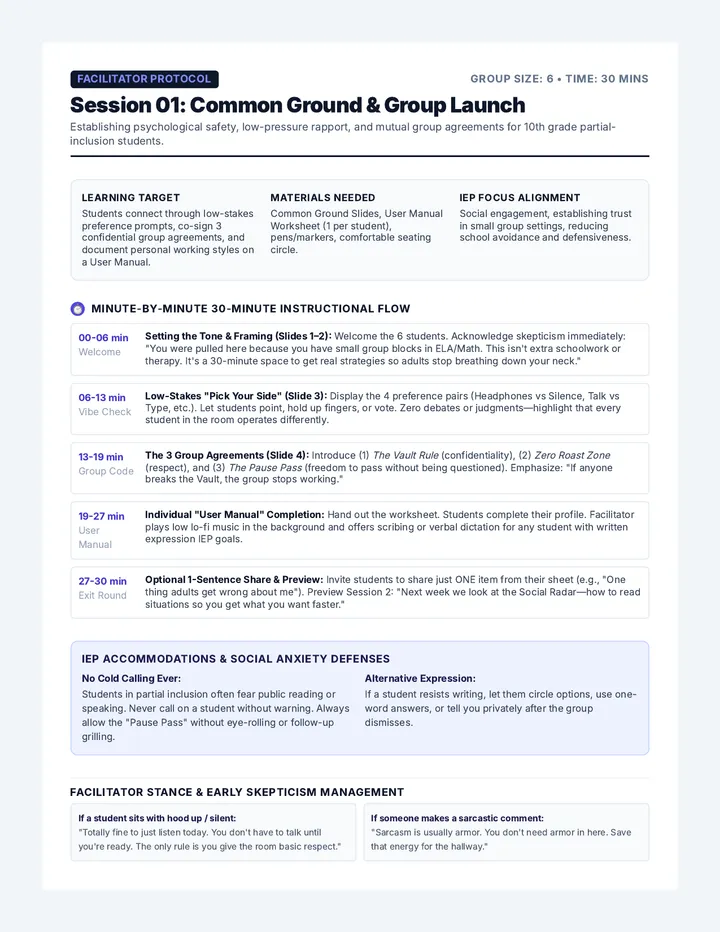 Common Ground Facilitator Guide