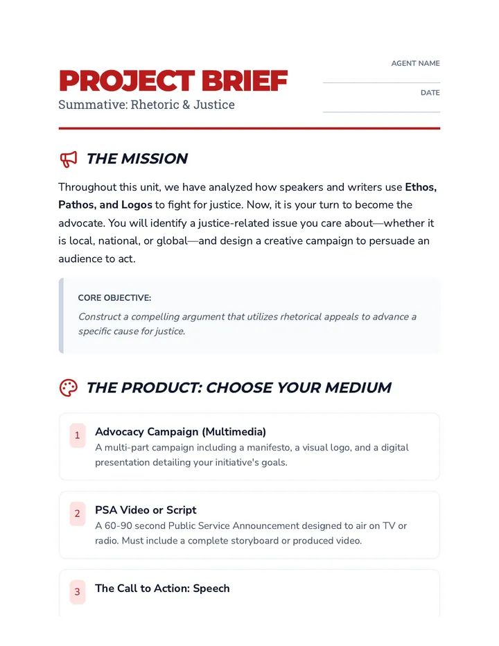 Justice Project Brief Handout