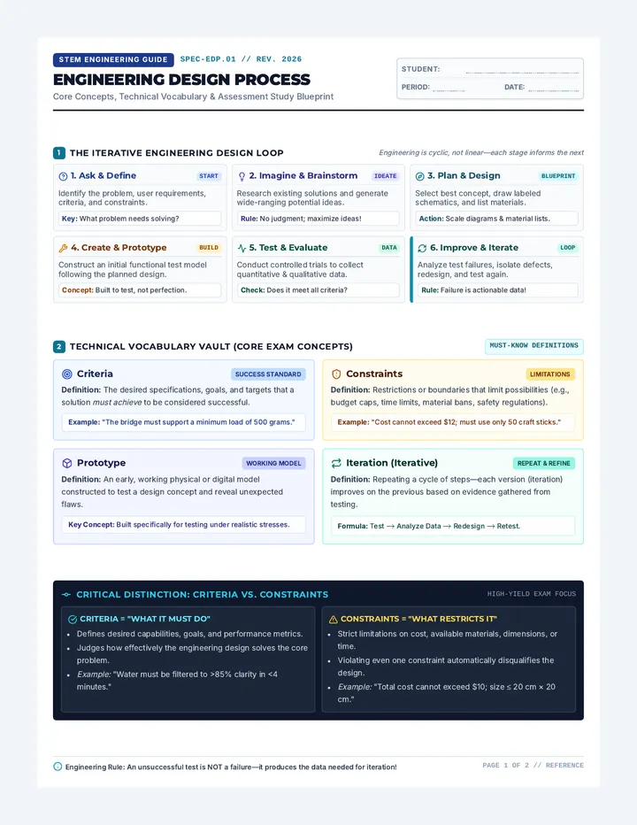 Design Loop Study Guide