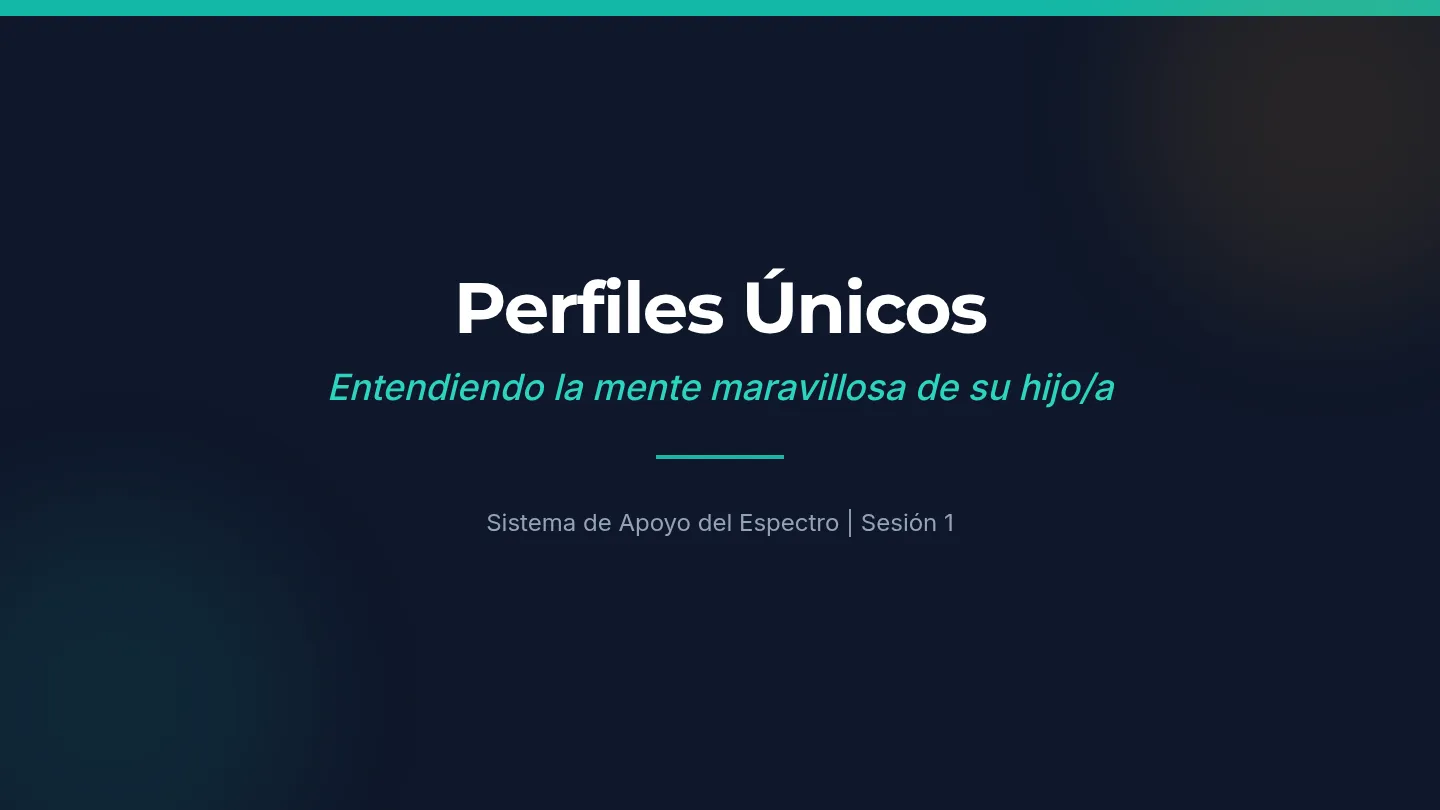 Diapositivas de Perfiles Únicos ES