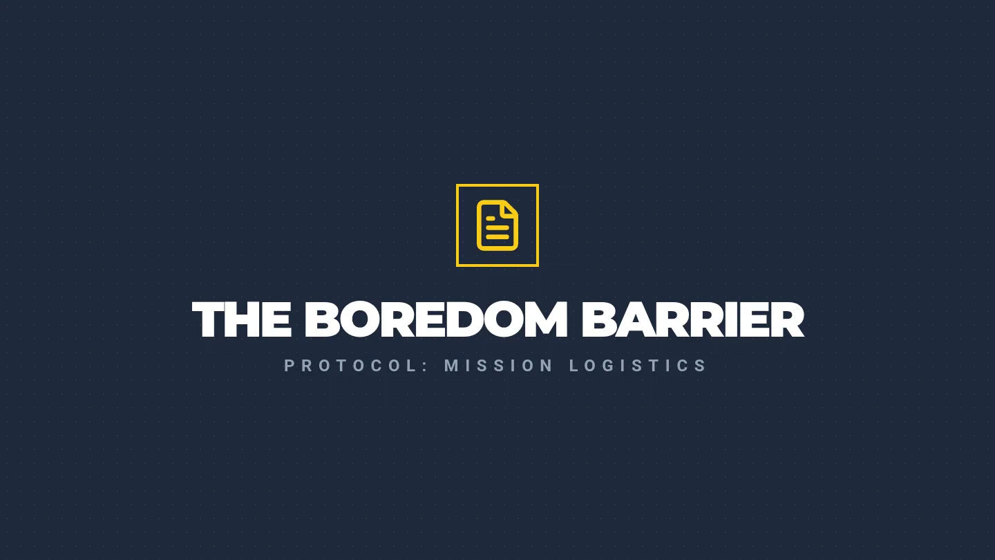 Boredom Barrier Slides