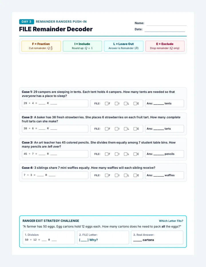 FILE Decoder Practice Worksheet