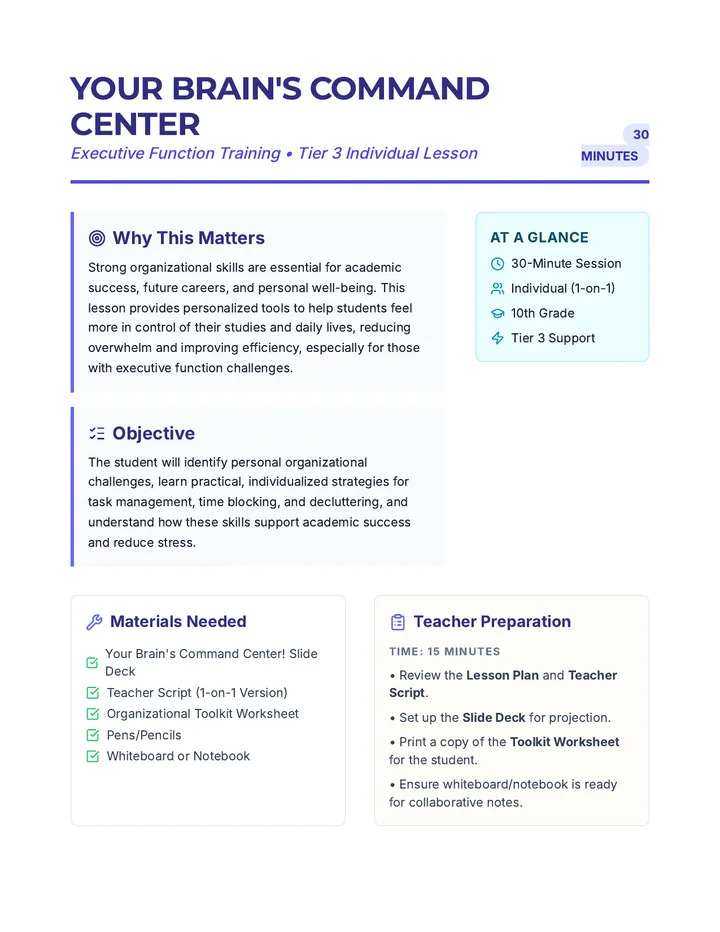 Your Brain's Command Center • Lesson • Lenny.com