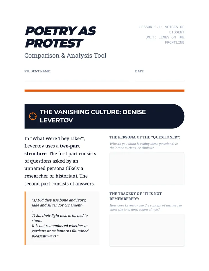 Protest Poetry Organizer