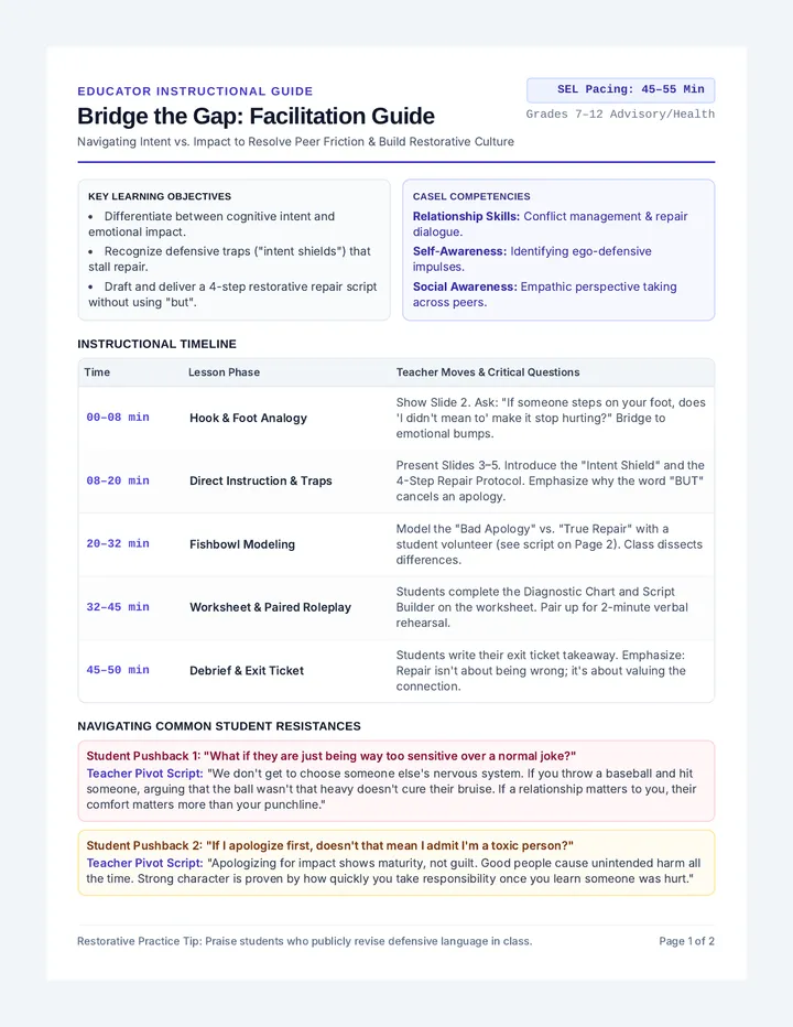 Restorative Facilitation Guide