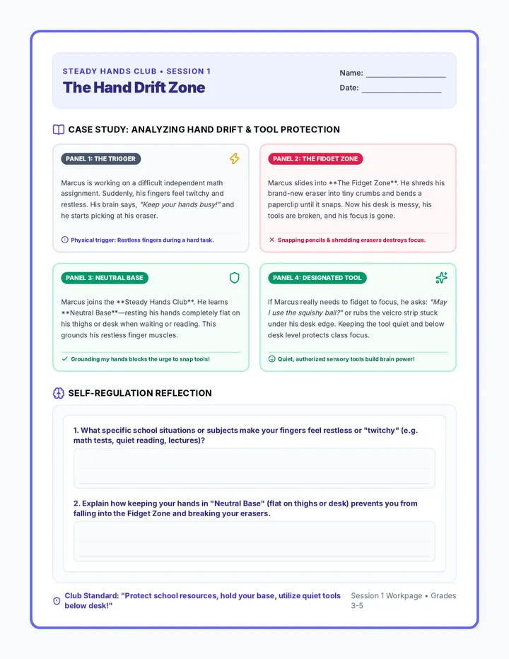 Drift Zone Worksheet