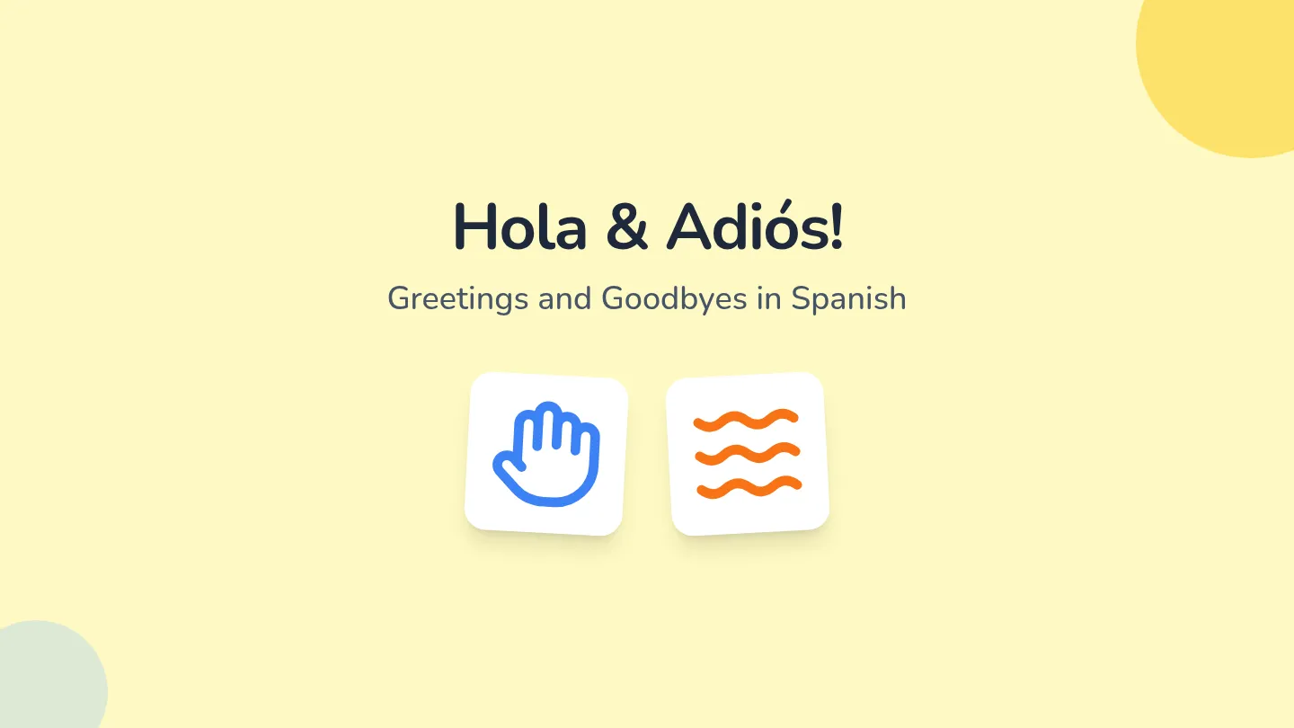 Hello and Goodbye Slides