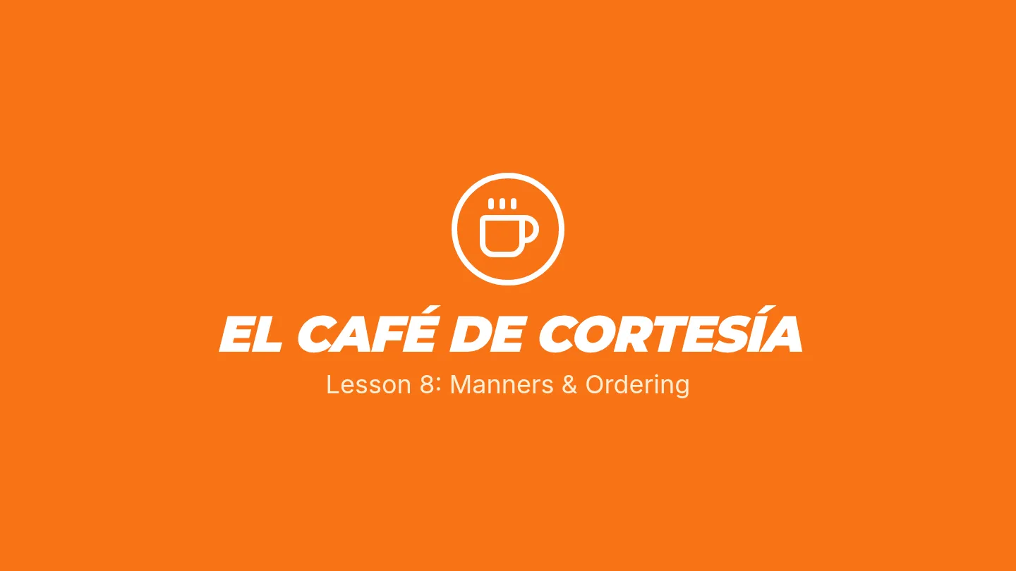 Cafe Culture Ordering Slides