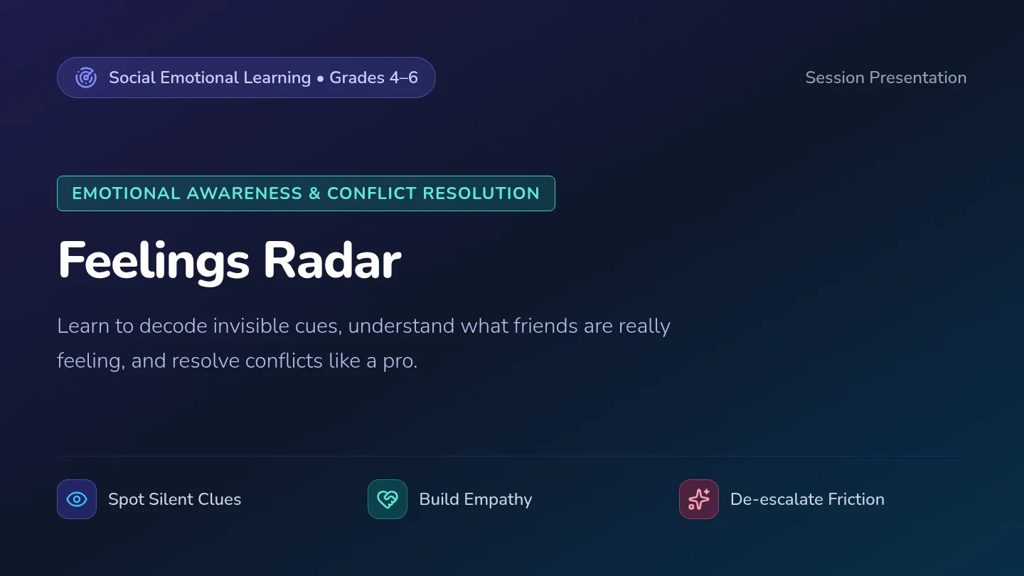 Feelings Radar Slides