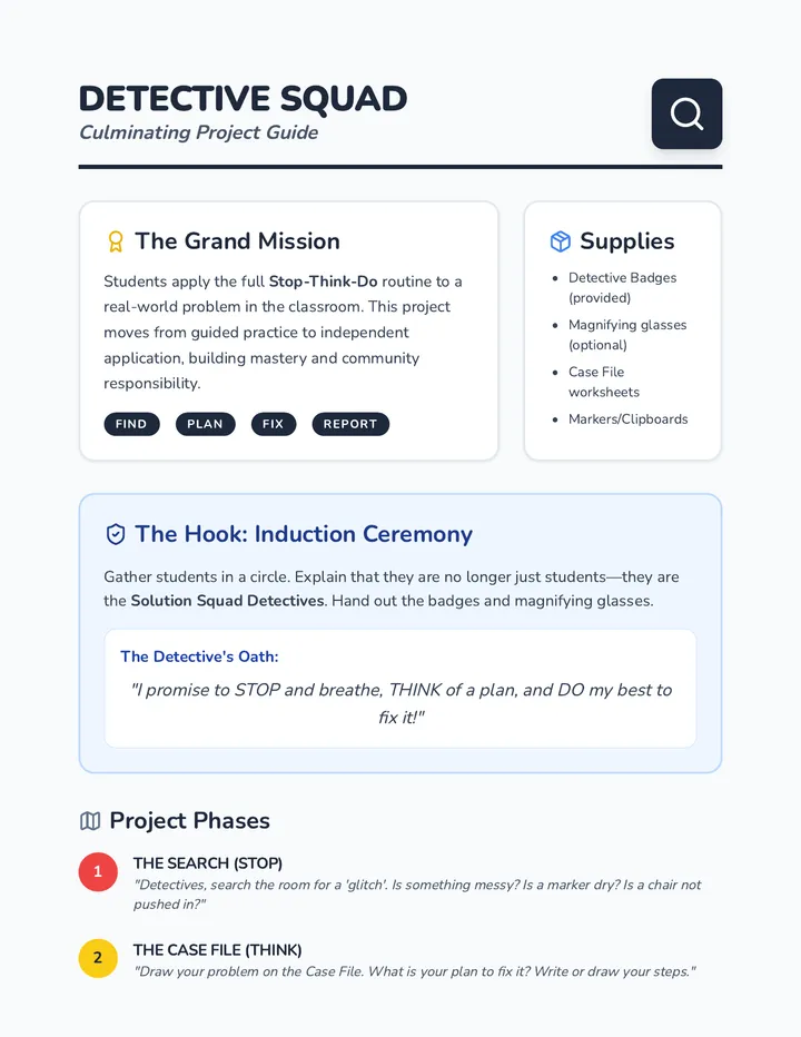 Detective Squad Project Guide