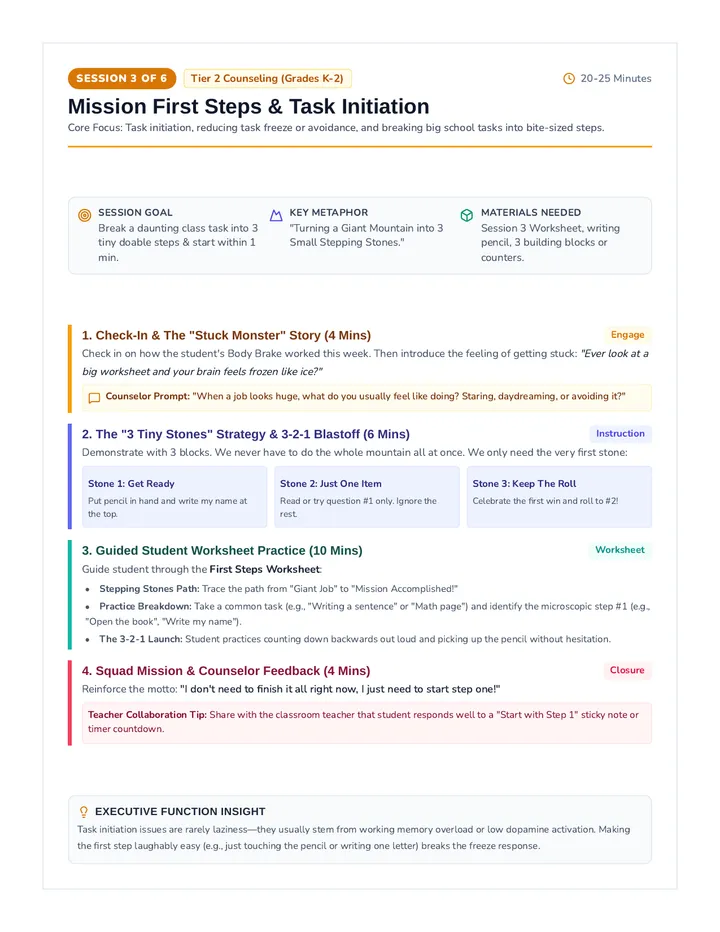 First Steps Counselor Guide