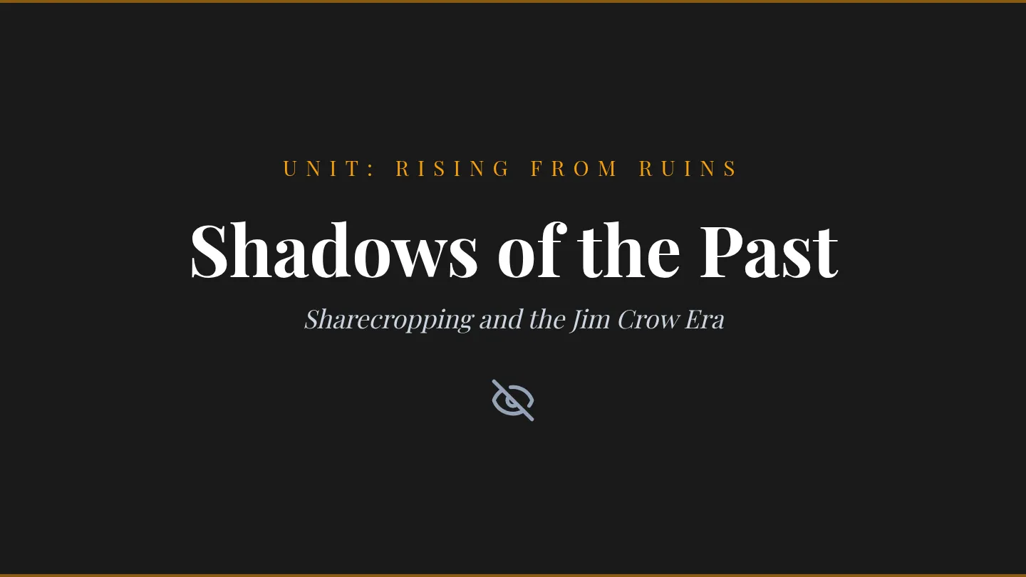 Shadows of the Past Slides