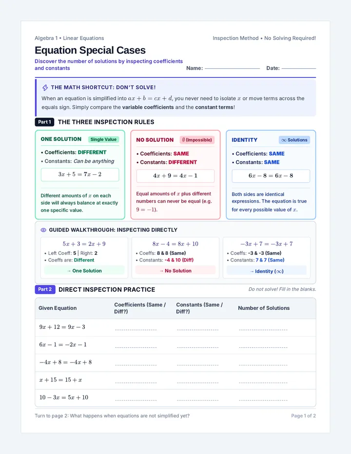 Equation Cases Guided Notes