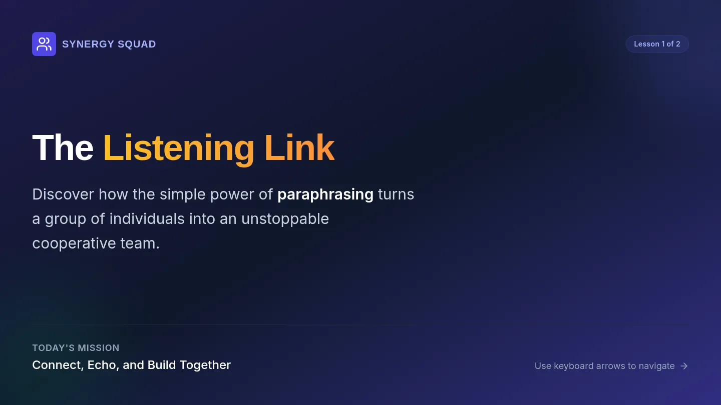 Listening Link Slides