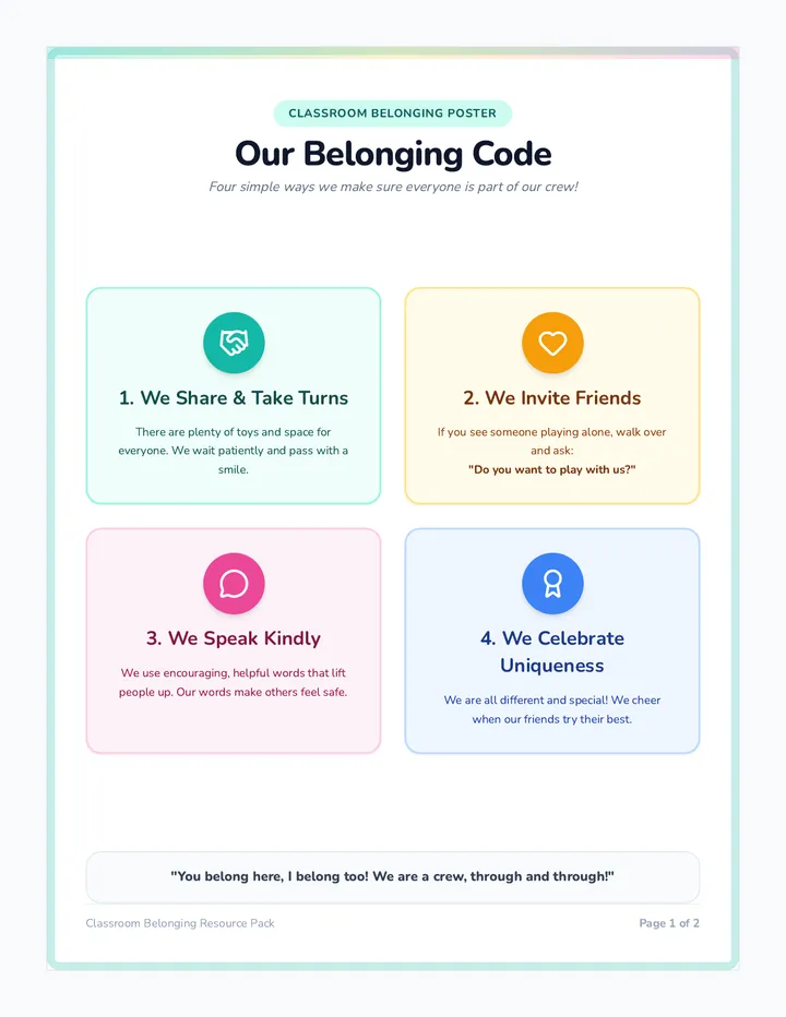 Kindness Crew Cards