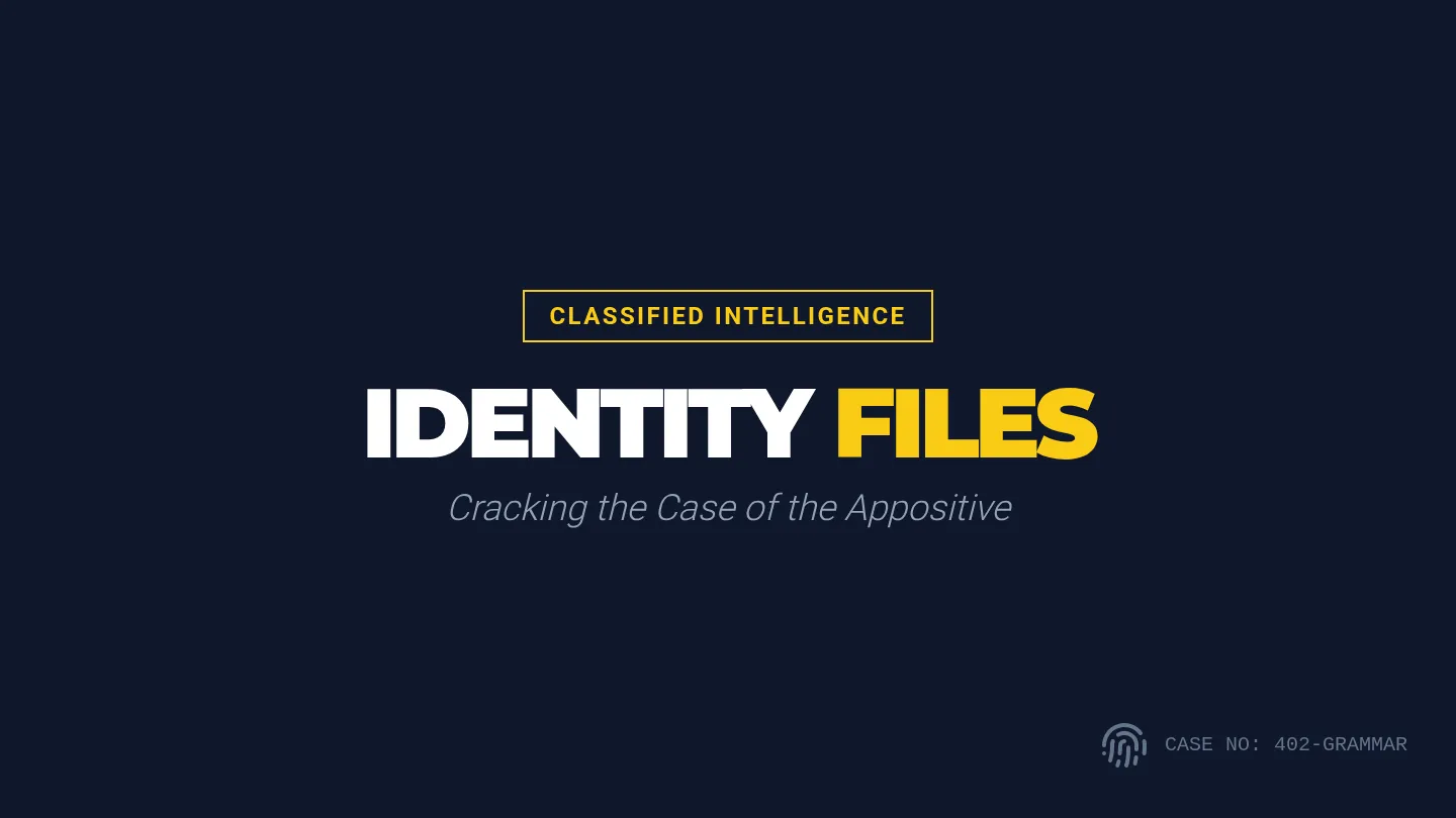 Identity Files Slides