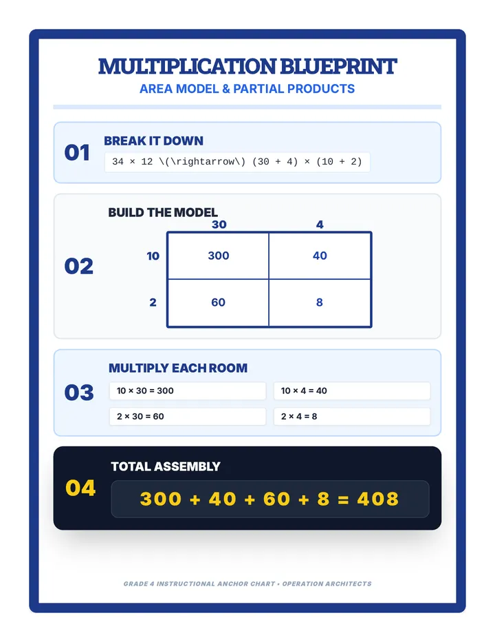 Multiplication Anchor Chart