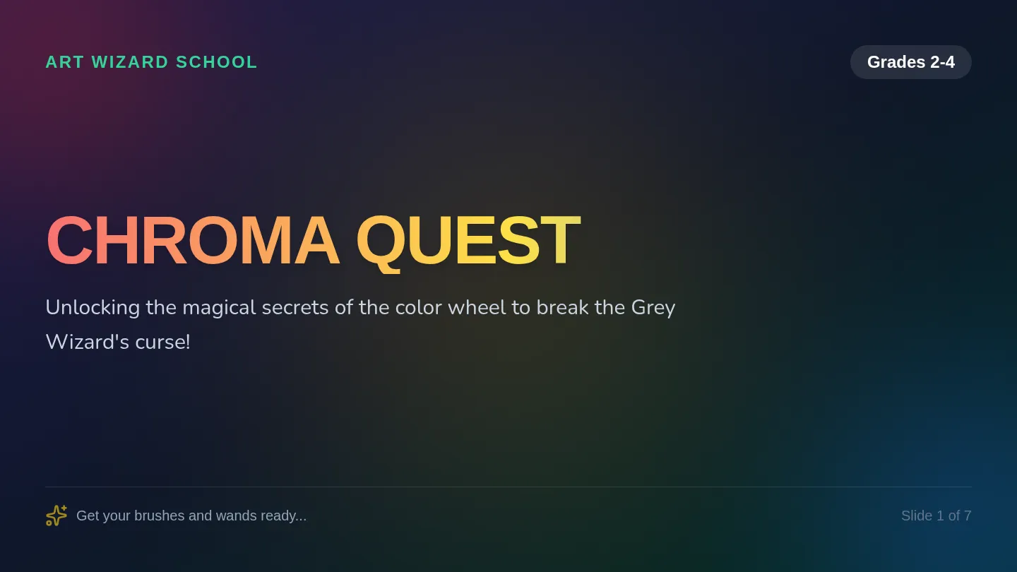 Chroma Quest Slides