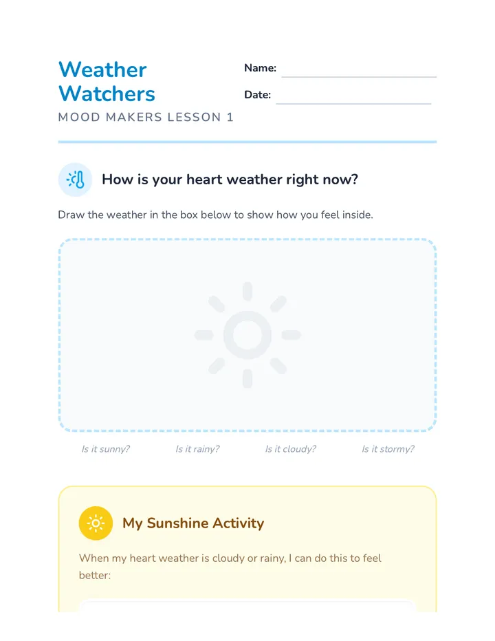 Weather Watchers Activity