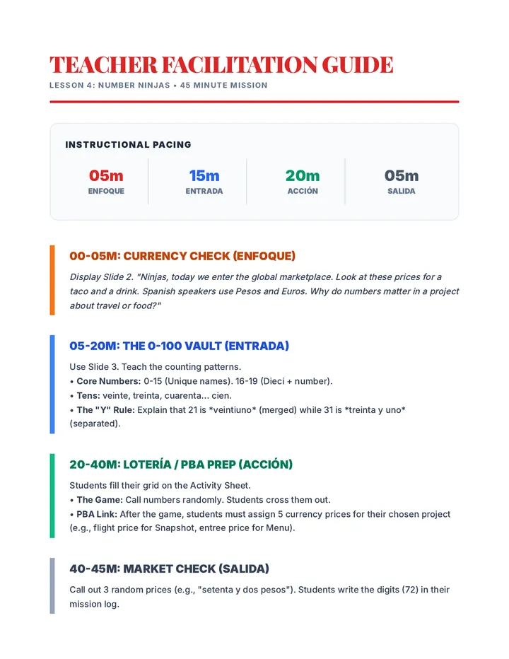 Number Ninjas Teacher Guide (EN) v2