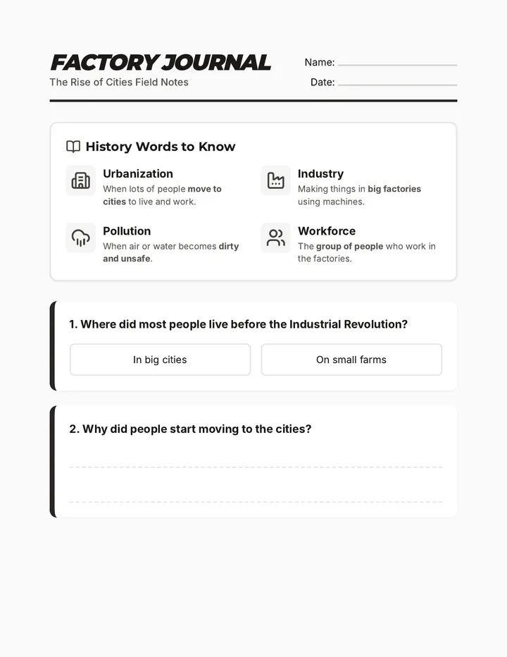 Factory Life Field Notes