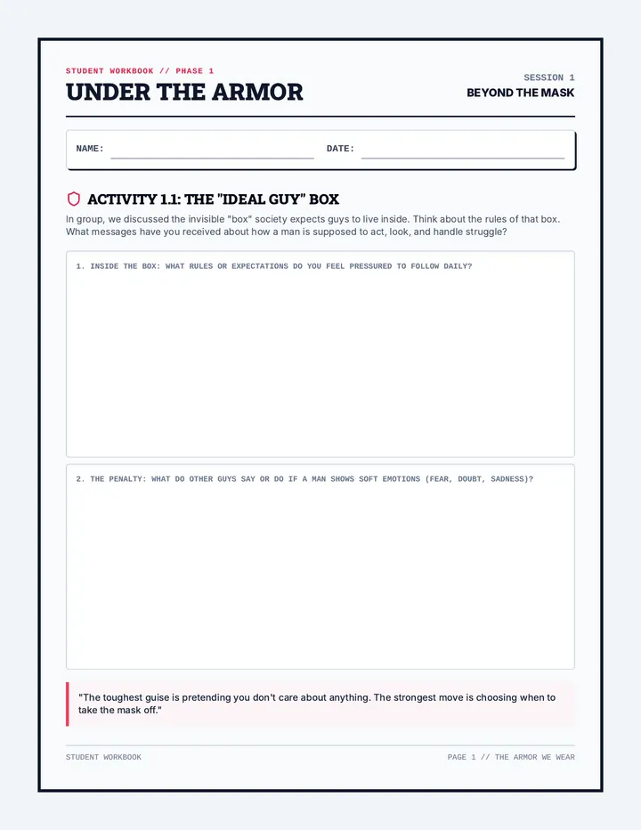 Phase One Student Workbook