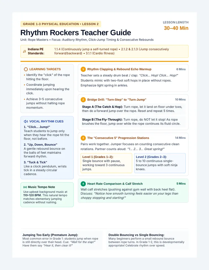 Rhythm Rockers Teacher Guide