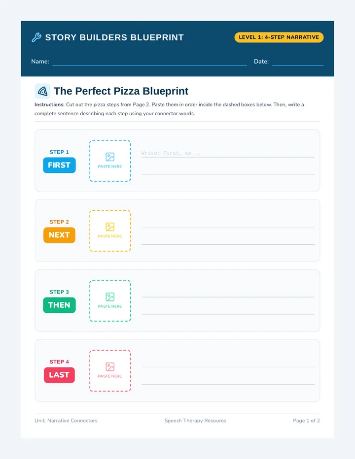 Story Builders Worksheets