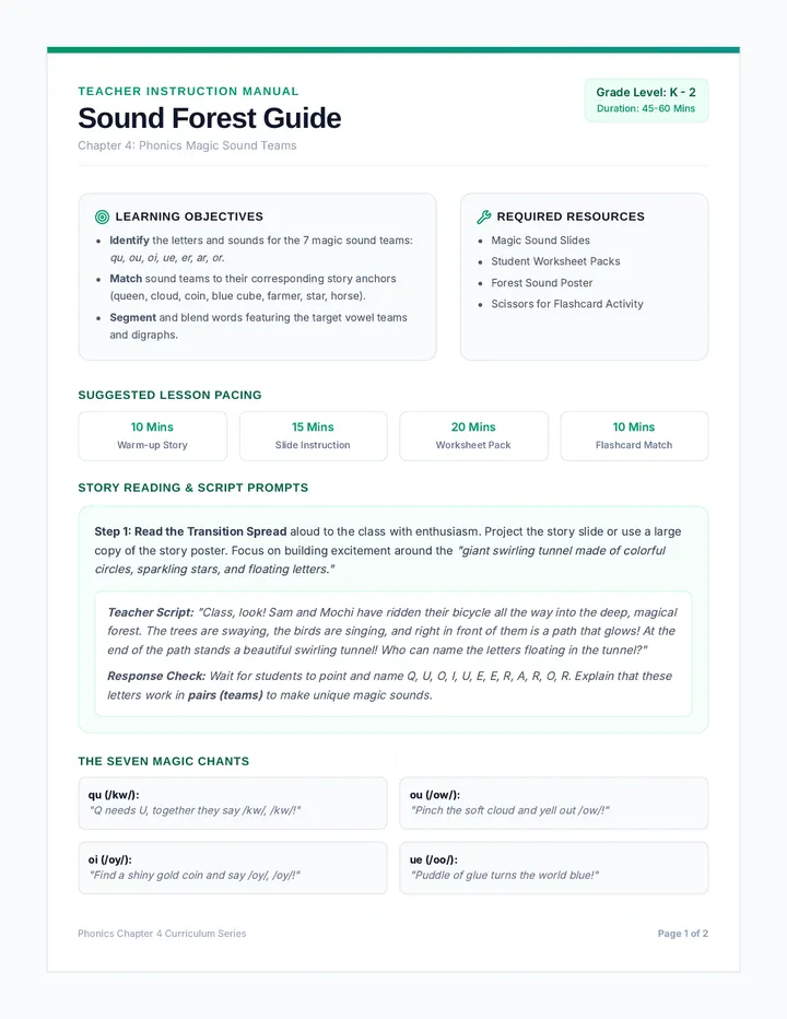 Sound Forest Teacher Guide