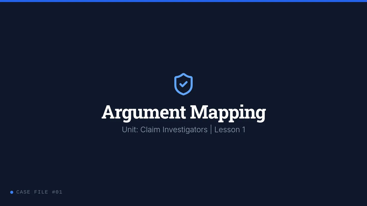 Argument Map Slides