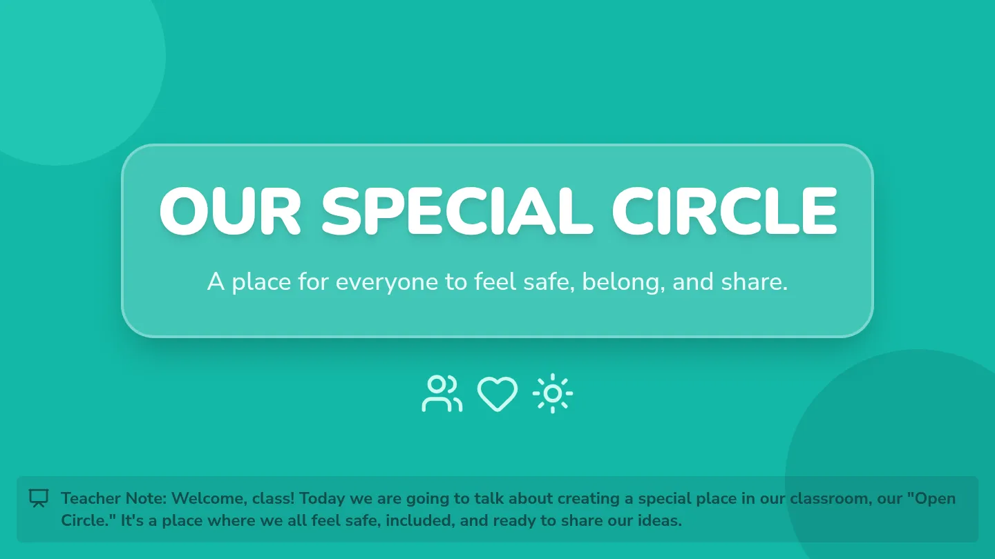 Our Circle Slide Deck