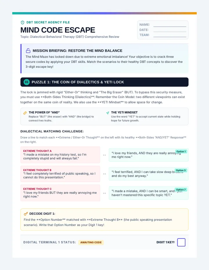 Mind Code Challenge Worksheet